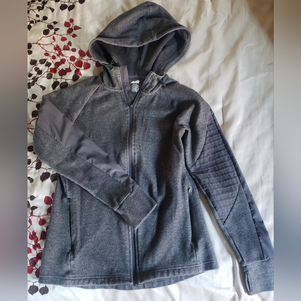 Gray Avia Hooded Jacket Size Small